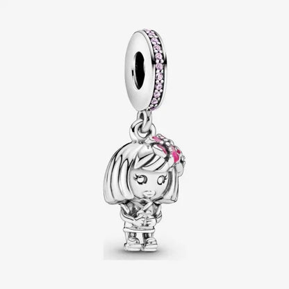 Chinese Flower Girl Charm