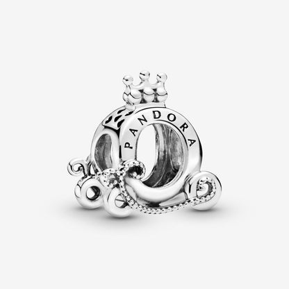 Polished  Crown O Carriage charm