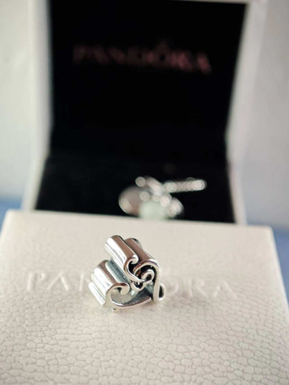 Heart Treble Clef Charm
