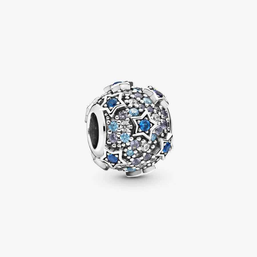 Elevated Stars Blue Pave Charm