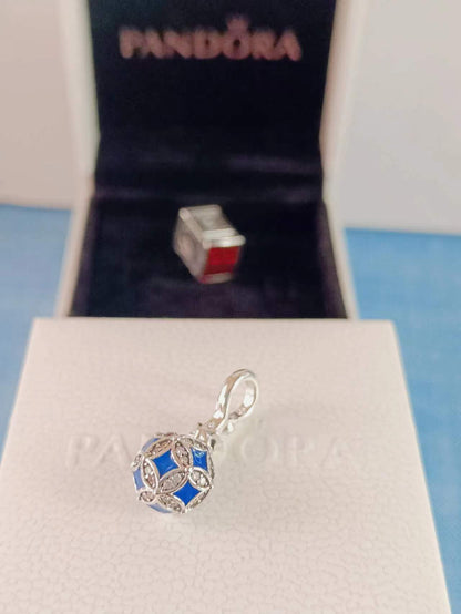 Blue Christmas Ornament Dangle Charm