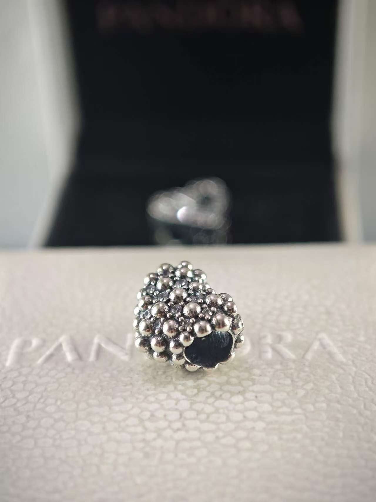 Beaded Sparkling Heart Charm