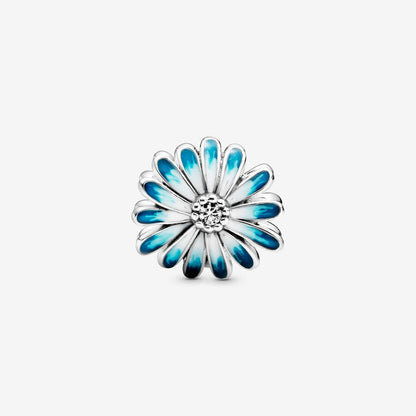 Blue Daisy Flower Charm