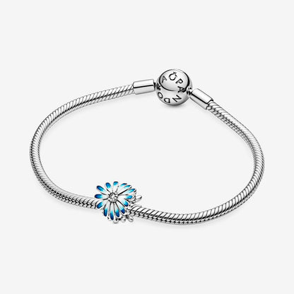 Blue Daisy Flower Charm