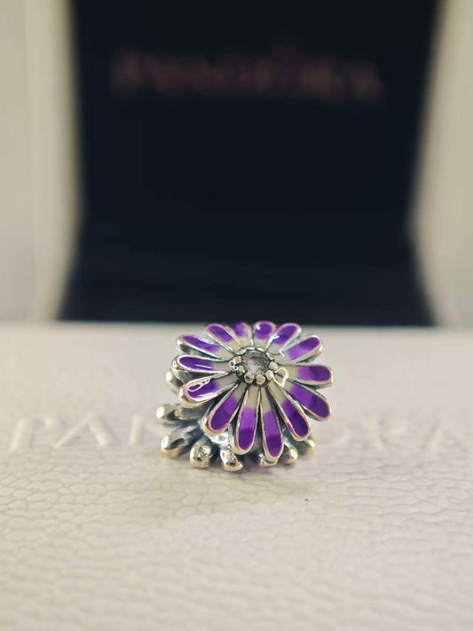 Purple Daisy Charm