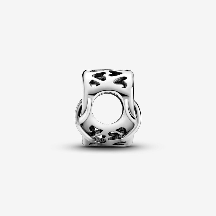 Love You Mom Infinity Heart Charm