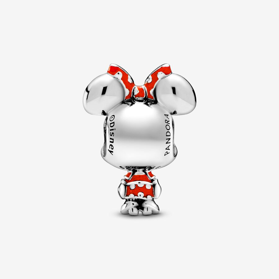 Minnie Mouse Dotted Dress & Bow Charm