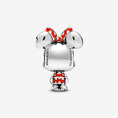 Minnie Mouse Dotted Dress & Bow Charm