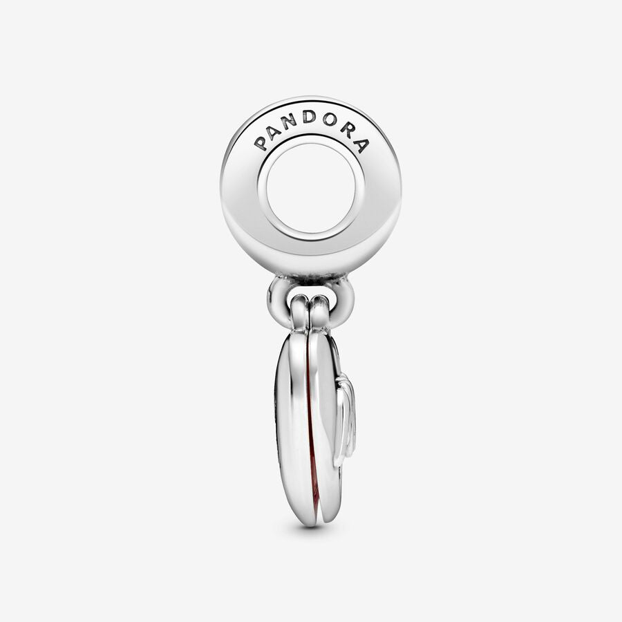 Mom Script Heart Dangle Charm