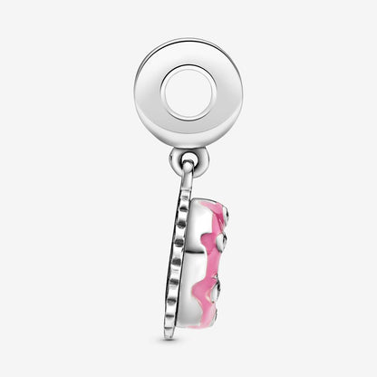 Pink Birthday Cake Dangle Charm