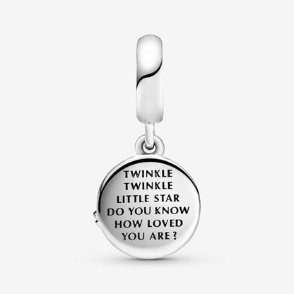 Stork Twinkling Stars Dangle Charm