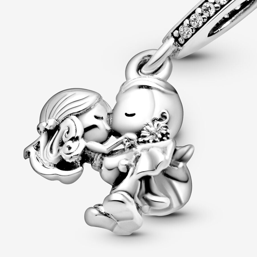 Married Couple Wedding Bride Groom Dangle Charm