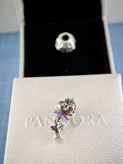 Disney Beauty and the Beast Mrs. Potts and Chip Dangle Charm