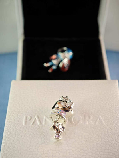 Disney Beauty and the Beast Mrs. Potts and Chip Dangle Charm