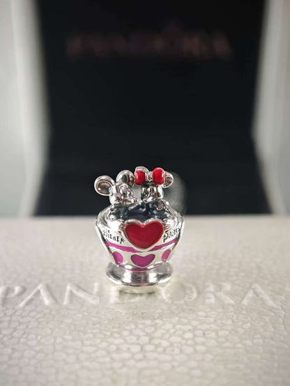 Disney Parks Mickey Mouse & Minnie Mouse Teacup Charm