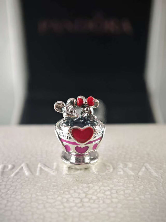 Disney Parks Mickey Mouse & Minnie Mouse Teacup Charm