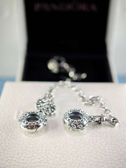 Heart Family Tree Safety Chain Charm