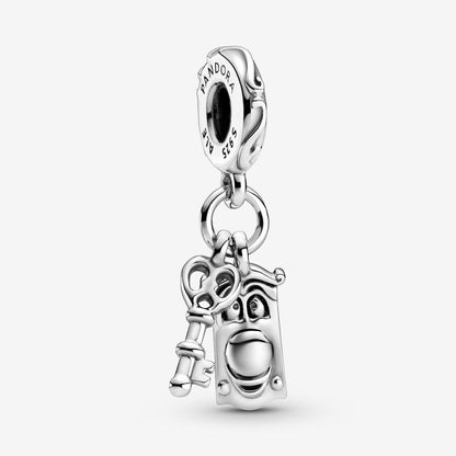 Disney Alice in Wonderland Key and Door Knob Dangle Charm