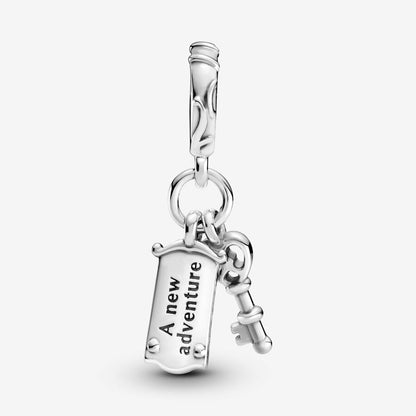 Disney Alice in Wonderland Key and Door Knob Dangle Charm