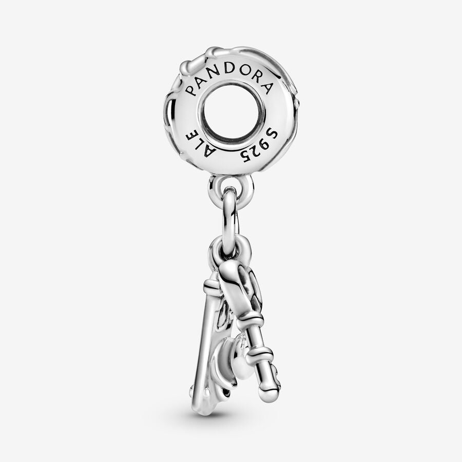 Disney Alice in Wonderland Key and Door Knob Dangle Charm