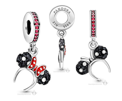 Minnie Headband Sterling Silver Charm