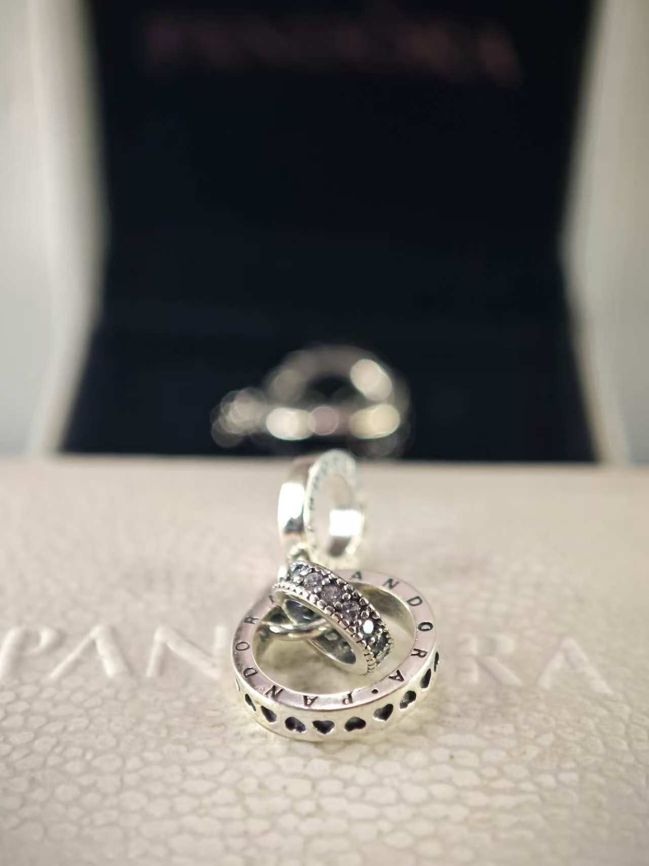 Logo Circles Dangle Charm