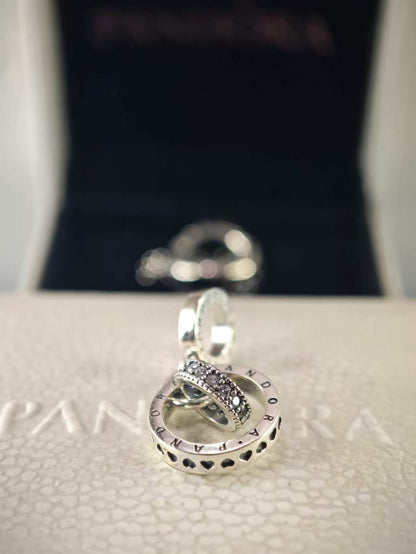 Logo Circles Dangle Charm