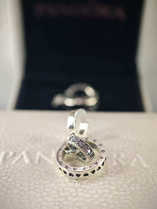 Logo Circles Dangle Charm