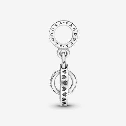 Logo Circles Dangle Charm