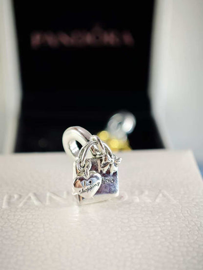 Shopping Bag Dangle Charm