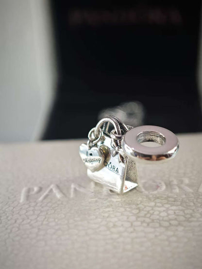 Shopping Bag Dangle Charm