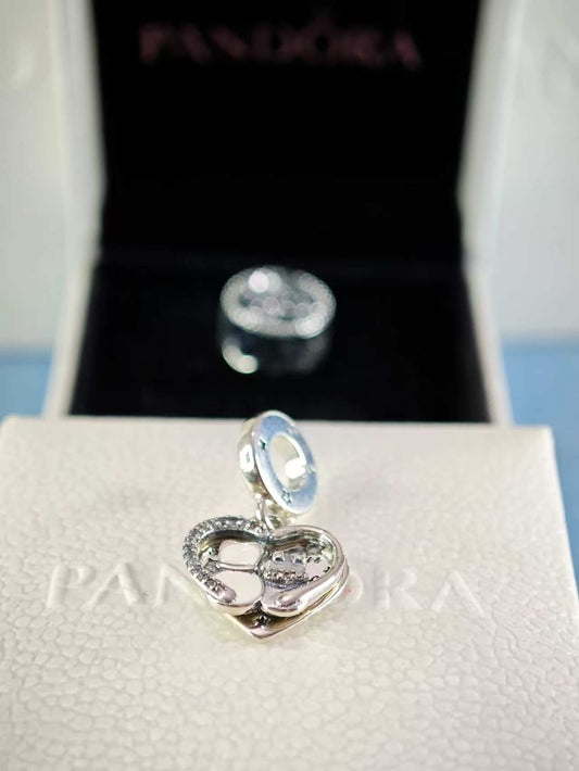 Cats & Hearts Dangle Charm