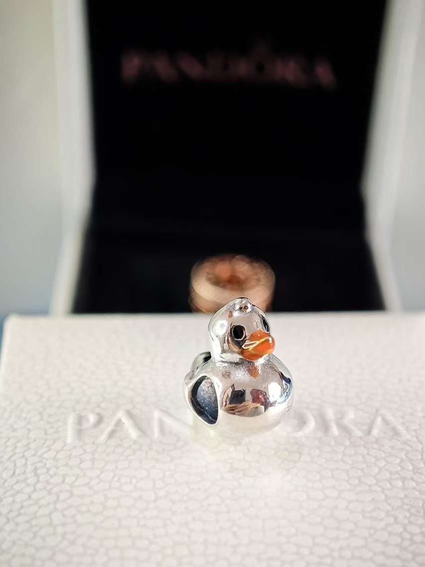 Polished Rubber Duck Charm
