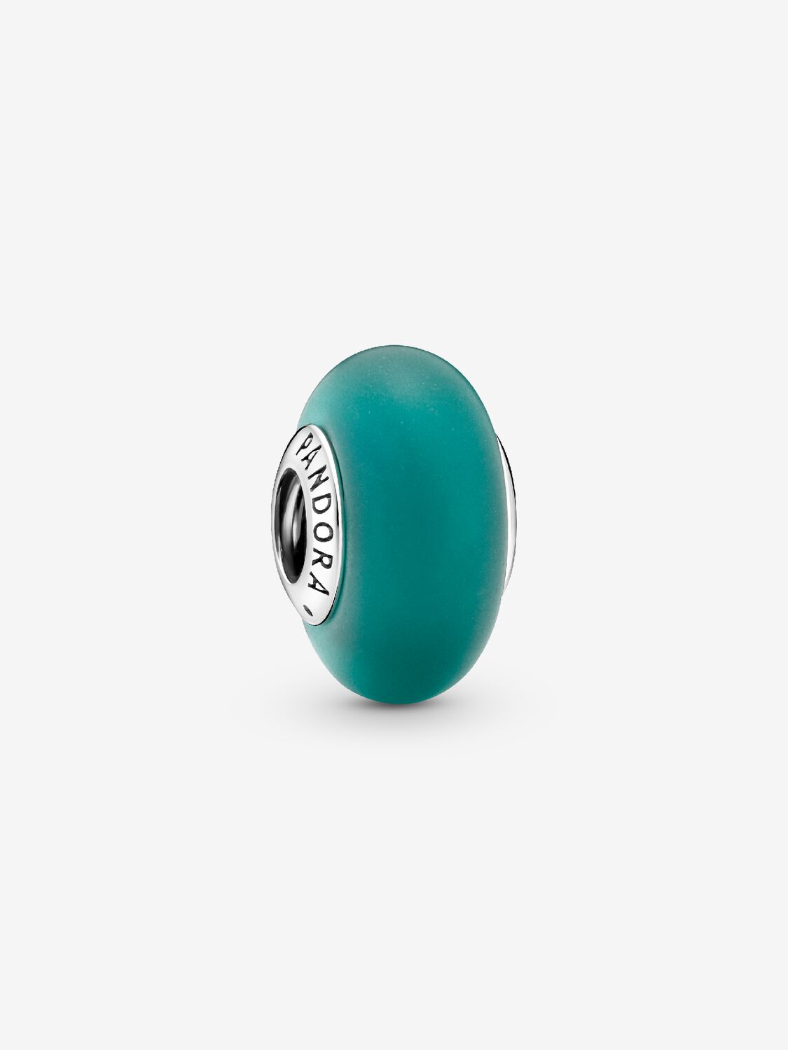 Matte Green Murano Glass Charm