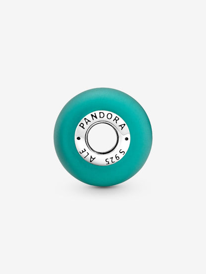 Matte Green Murano Glass Charm