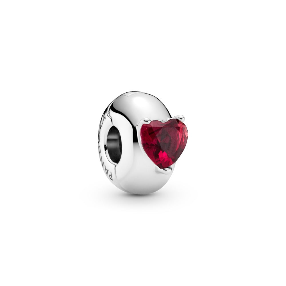 Red Heart Solitaire Clip