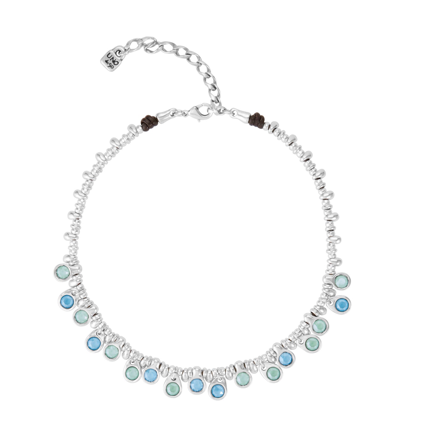 Tesoro Necklace Green Blue 42CM+6CM