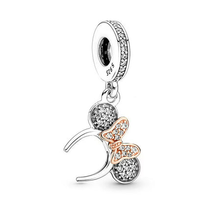Minnie Mouse Pavé Headband Dangle Charm