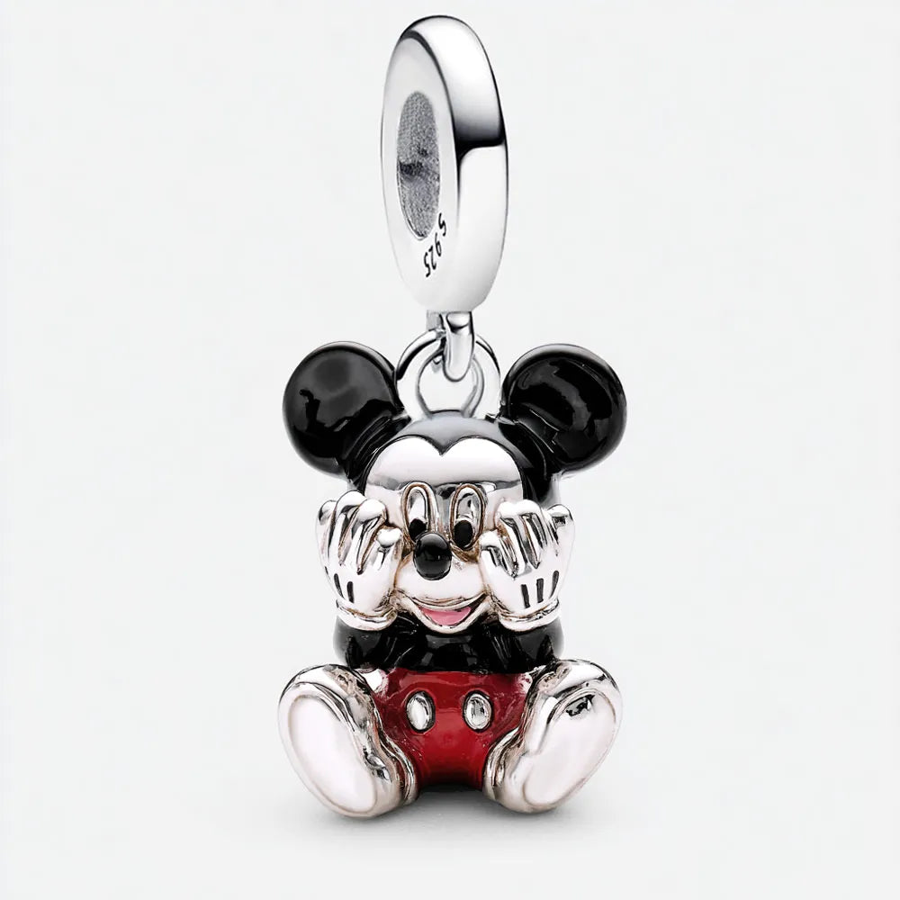Disney Mickey Mouse covering face Charm