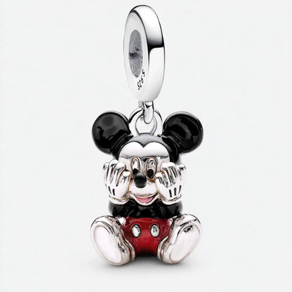 Disney Mickey Mouse covering face Charm