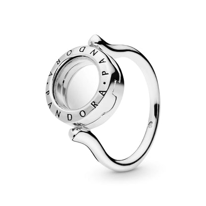 Floating Lockets Logo Ring