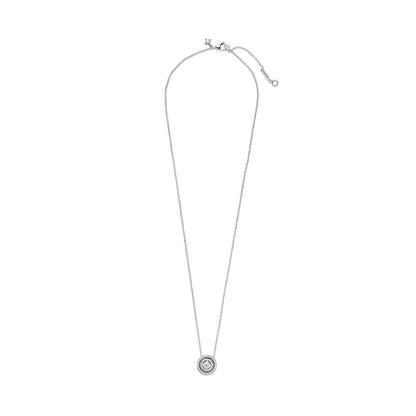 Sparkling Double Halo Necklace