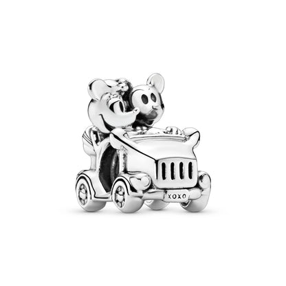 Disney Mickey and Minnie Vintage Car Charm