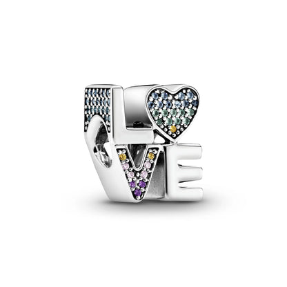 Rainbow LOVE Charm