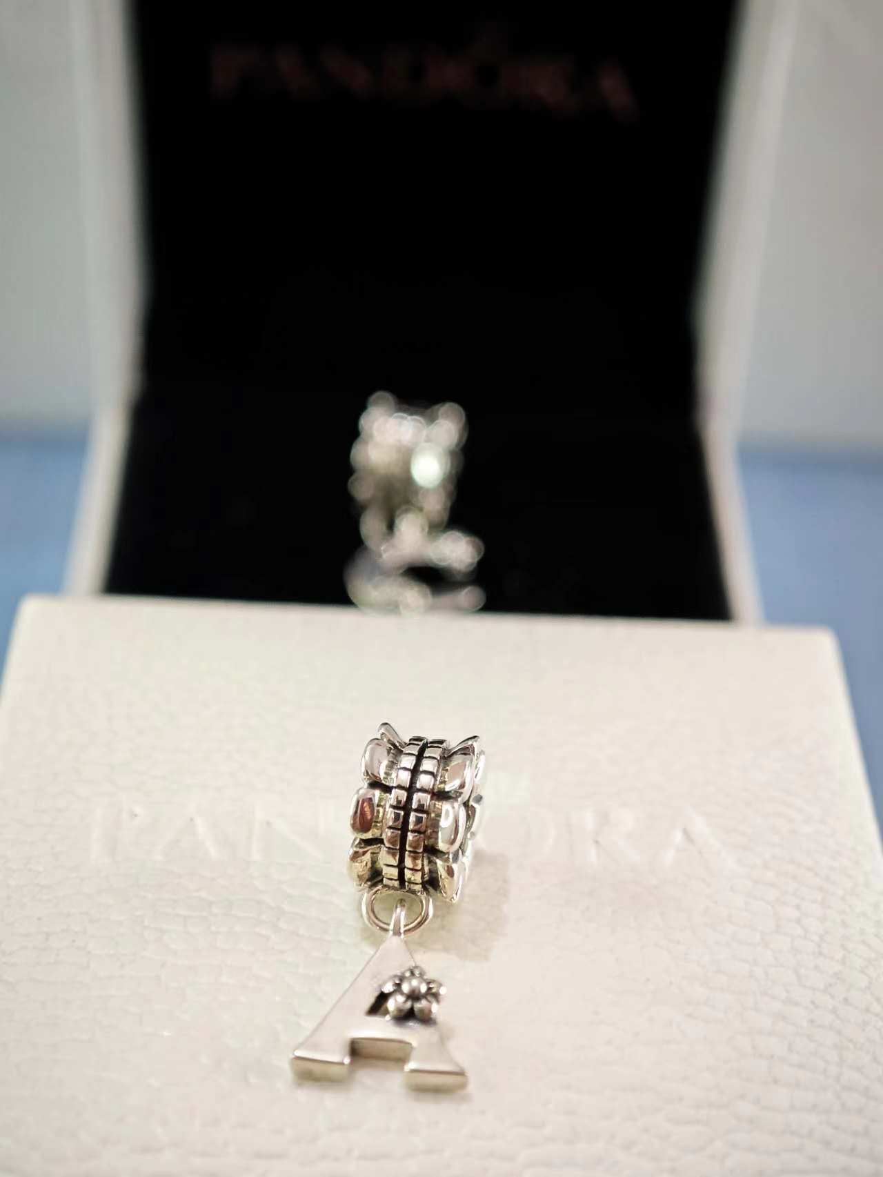 Letter A Dangle Bead