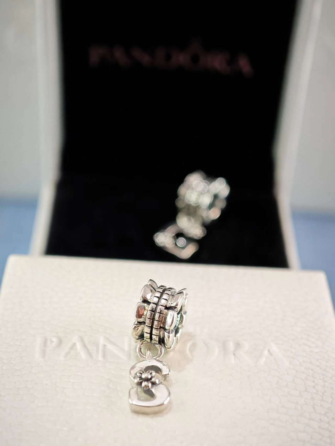 Letter S Dangle Bead