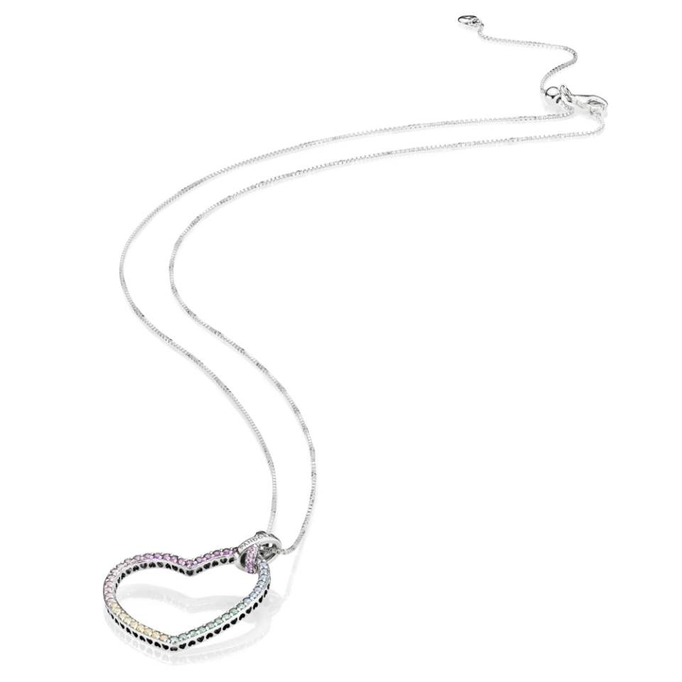 Limited Time Rainbow Heart Necklace