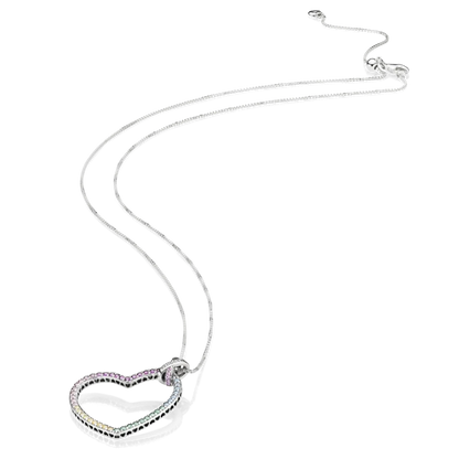 Limited Time Rainbow Heart Necklace