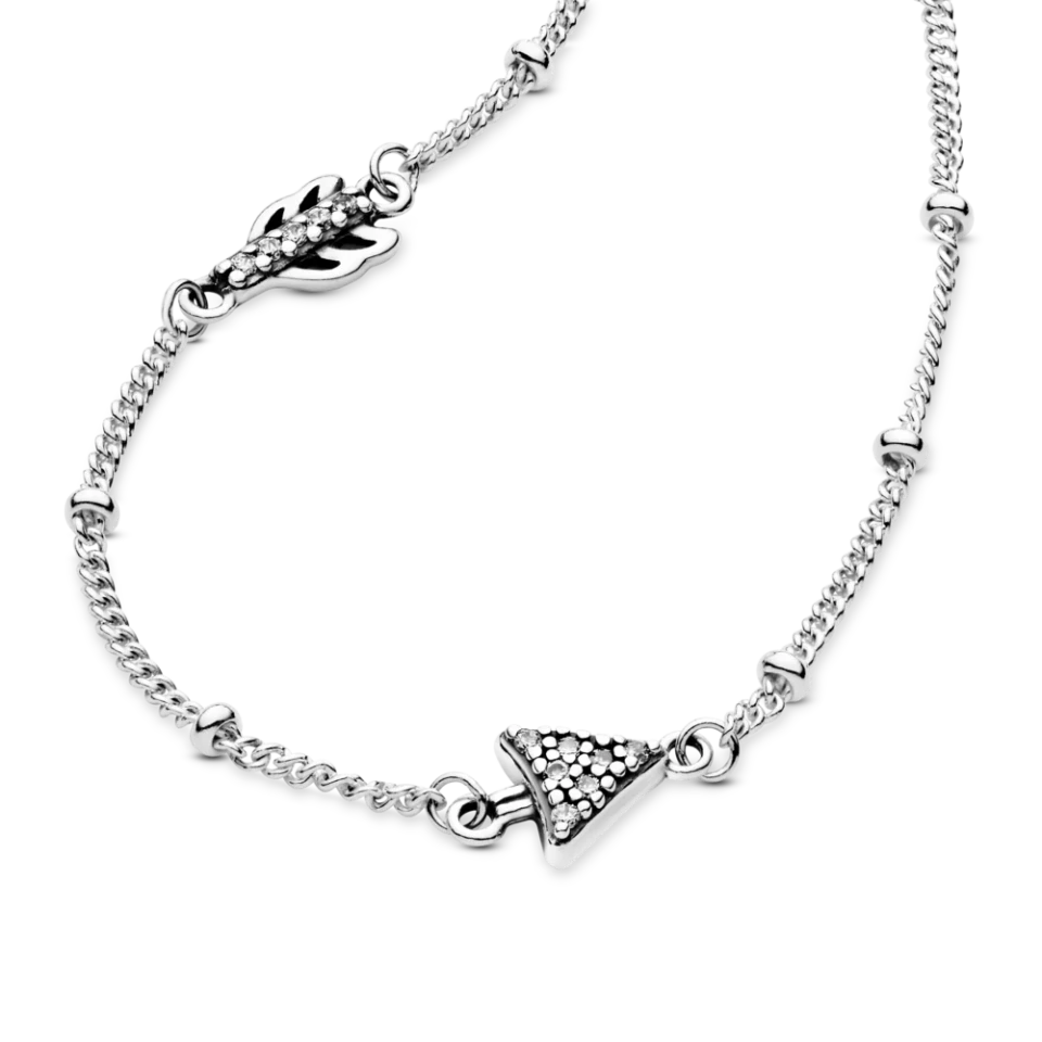 Sparkling Arrow Necklace