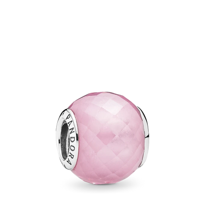 Petite Facets Charm with Pink Zirconia